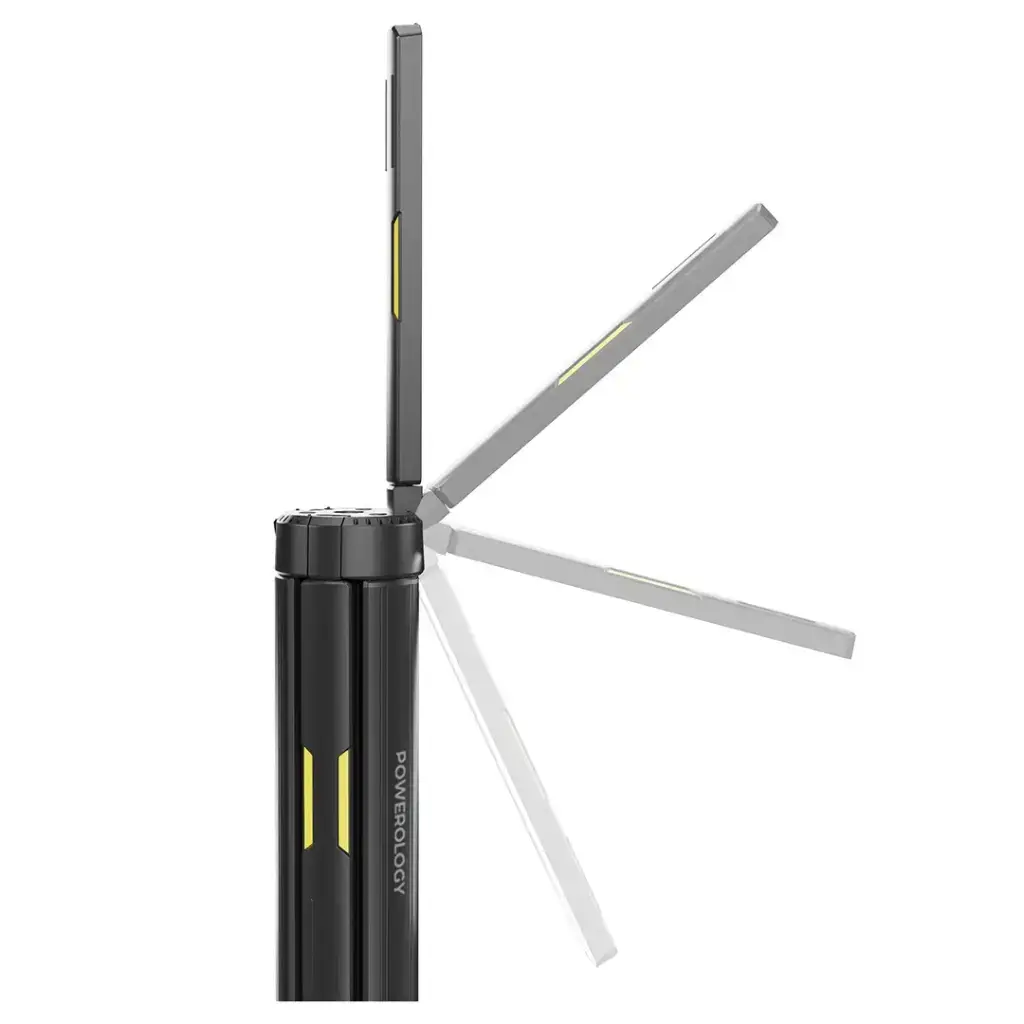 Powerology Luntra 15600mAh Foldable Camping Light - Black6.webp