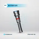 Powerology 4000mAh Waterproof LED Flashlight - Black (3).webp
