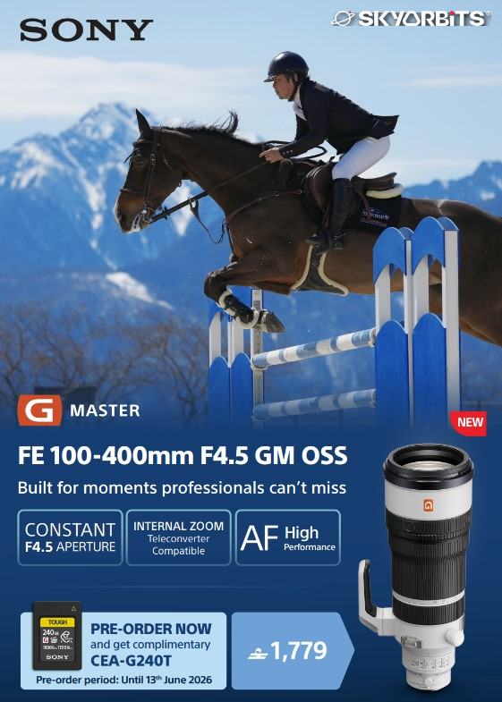 Sony FE 100-400mm F4.5 GM OSS — Pre-order