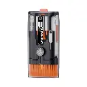 [PD-LFST163-BK] Porodo Lifestyle 11-IN-1 Multipurpose Cleaning Kit - Black.webp