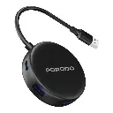 [PD51CHBBK] Porodo USB 3.0 Multi-Port Hub - Black.webp