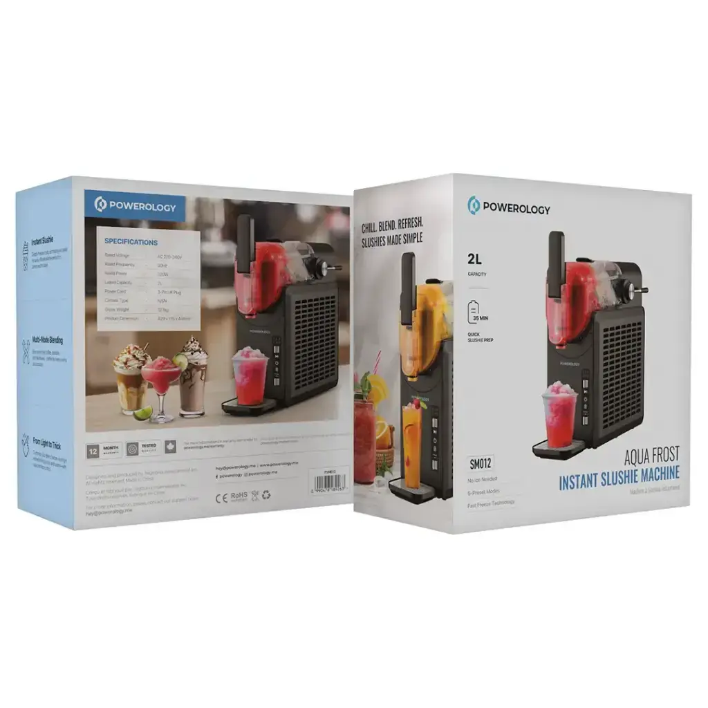 Powerology Aqua Frost Instant Slushie Machine - Black.webp