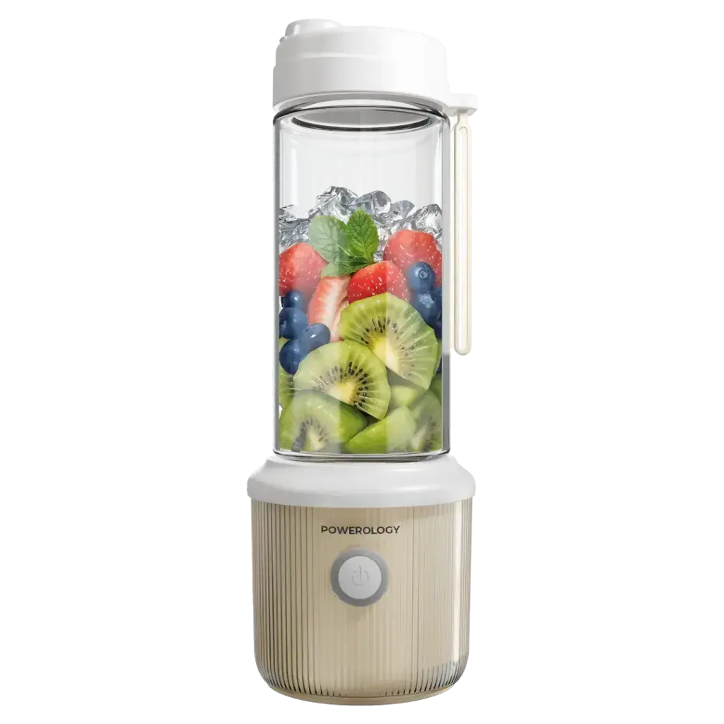 [PSM013WH] Powerology Press & Refresh Portable Blender (White).webp