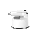 Porodo Lifestyle Mini Steam Iron 1000W UK with Rotatable handle - White .webp