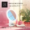 Porodo lifestyle Led Illuminated Mirror - White-Rose Gold333.webp