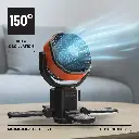 Porodo Lifestyle Suncharge Outdoor Solar Fan - Black & Orange 654.webp