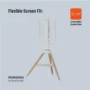 Porodo TV Stand Wooden Tripod (2).webp