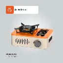 Porodo Lifestyle Portable Outdoor Stove - Orange-Beige (3).webp