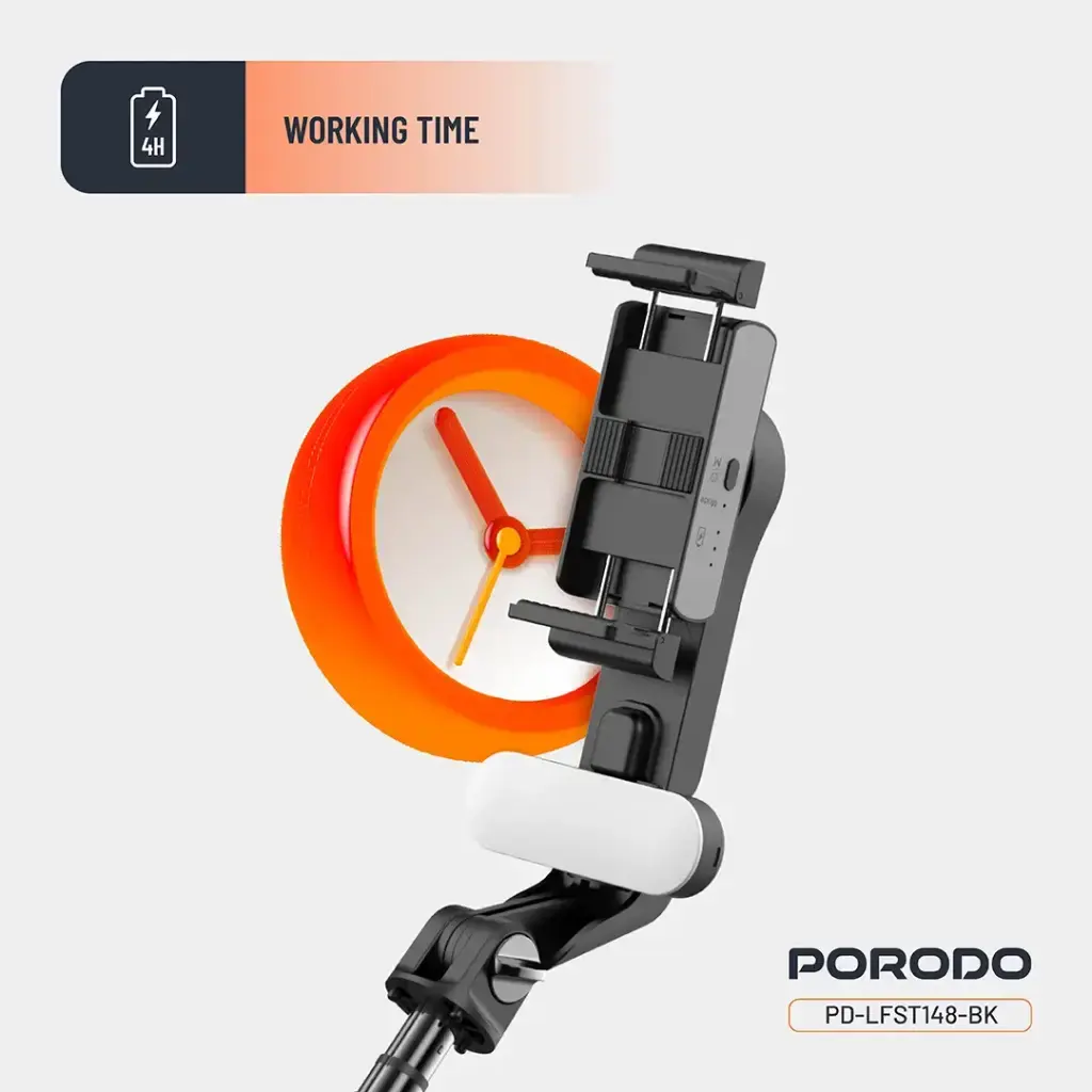 Porodo QuadBase Gimbal Stabilizer - Black (3).webp