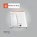 Porodo Lifestyle Air-Popped Popcorn Maker - White-Orange (2).webp