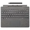 Microsoft Surface Pro Keyboard Copilot with Slim Pen 2 Bundle Pack Platinum Arabic/English 8X6-00227