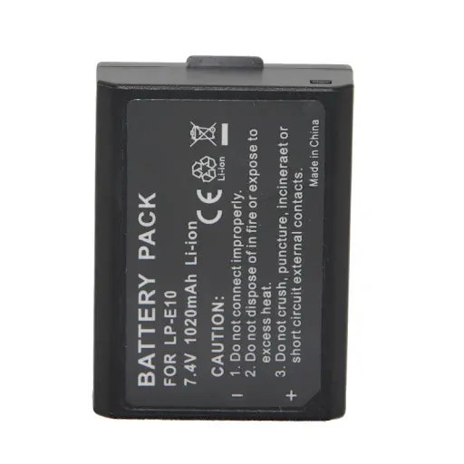 Vipesse LP-E10 7.2v 14.4Wh 2000mAh Rechargeable Li-ion Camera Battery Pack for Canon