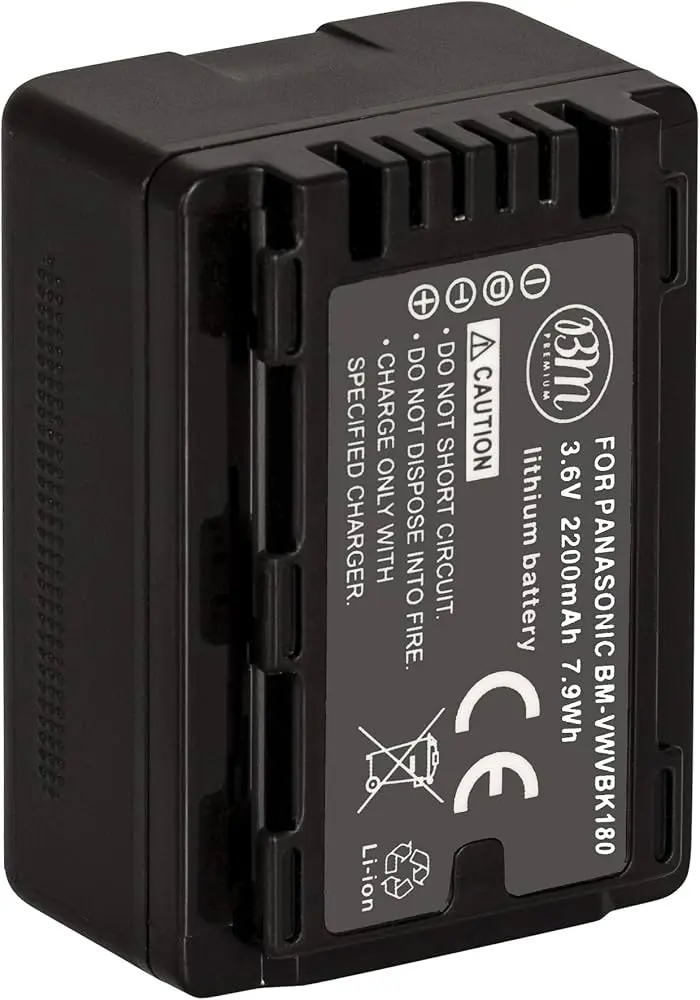 Vipesse VBK180 Rechargeable Battery for Panasonic