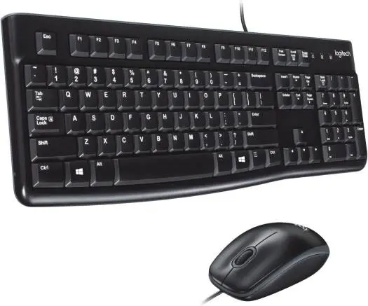 Logitech MK120 Desktop Wired keyboard & Mouse Combo 920-002546