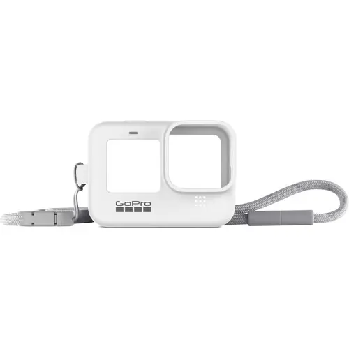 GoPro Sleeve + Lanyard for HERO9/HERO10/HERO11 Black (White) ADSST-002