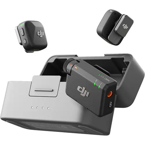 DJI Mic Mini 2-Person Compact Wireless Microphone System for Camera & Smartphone (2.4 GHz) DJI-MIC100M