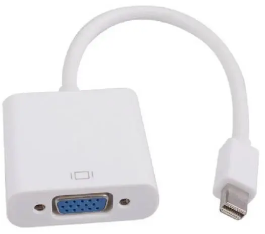 Kongda Mini DisplayPort To VGA Adapter 20cm