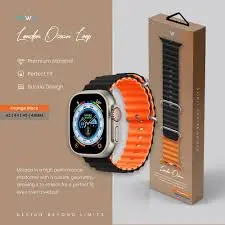 Pawa California Alpine Watch Strap 42/44/45/49mm Orange & Black PW-WLCAIW-BKOR