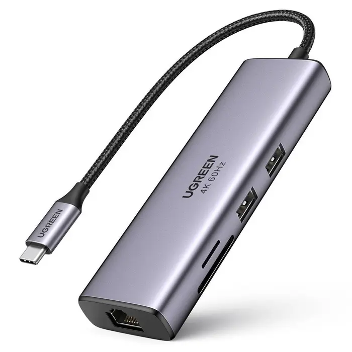 Ugreen CM512 7in1 USB-C Multi-functional Adapter with Ethernet Interface 60515