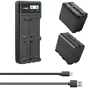 SmallRig NP-F970 Dual-Battery 7800mAh and Charger Kit 3823