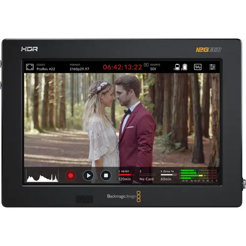 Blackmagic Design Video Assist 7" 12G-SDI/HDMI HDR On Camera Recording Monitor HYPERD/AVIDA12/7HDR