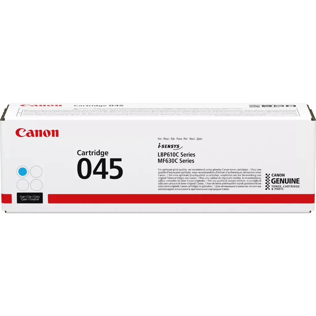 Canon 045C Cyan Toner Cartridge 1241C002