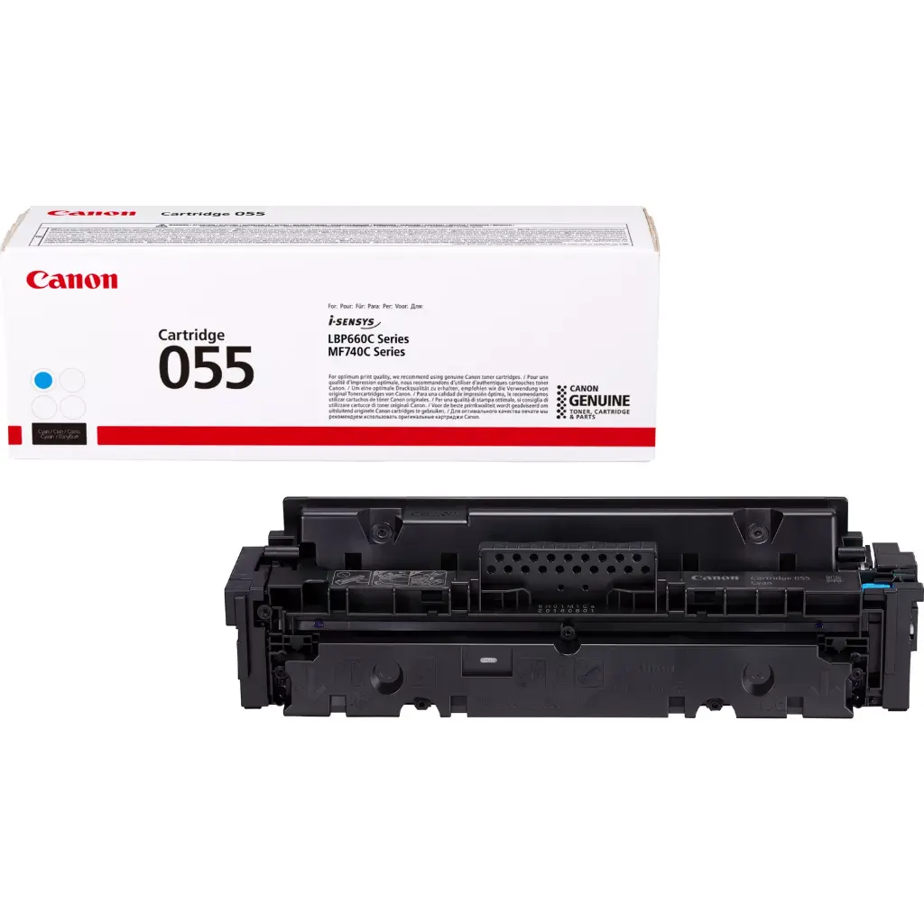 Canon 055 Toner Cartridge, Cyan 3015C002