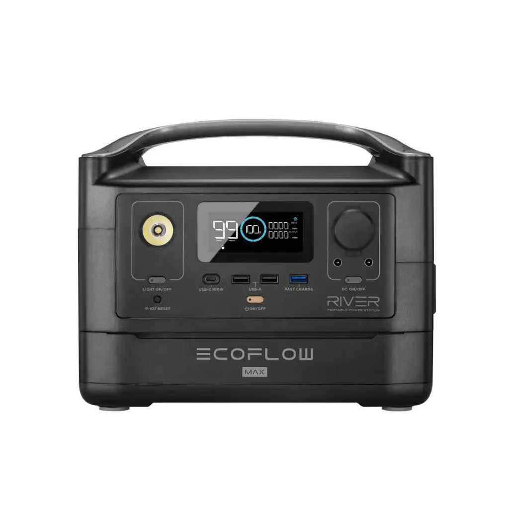 EcoFlow RIVER MAX 576Wh Portable Power Station RIVER600MAK-B-UK