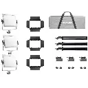 Godox Litemons LP600R Full Color RGB LED Light Panel 3 Units kit