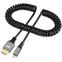 DigitalFoto Solution Limited Coiled Standard Micro HDMI to HDMI Cable (1.6 to 7.9')