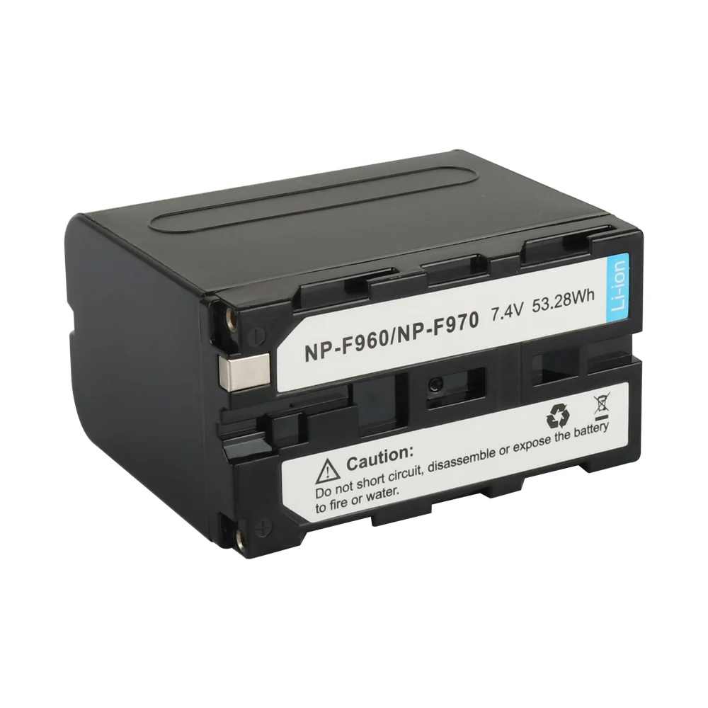 NiceFoto NP-F970/F950 7.2V 47.52Wh 6600mAh Battery Pack