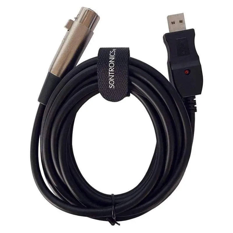 Sontronics XLR to USB-A Cable for Dynamic Microphones