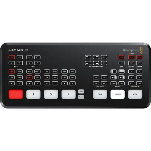 Blackmagic Design ATEM Mini Pro HDMI Live Stream Switcher SWATEMMINIBPR