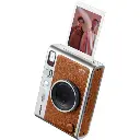 FujiFilm Instax Mini Evo Hybrid Instant Camera Brown 16812534