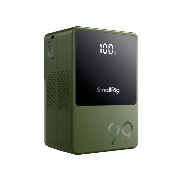 SmallRig VB99 Mini V-Mount Battery (99Wh, Green) 4930