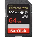 SanDisk Extreme Pro 200Mbps 64GB SDXC UHS-I Card SDSDXXU-064G-GN4IN V30