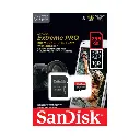 SanDisk Extreme Pro 200Mbps 256GB MicroSDXC UHS-I Card with Adapter SDSQXCD-256G-GN6MA V30