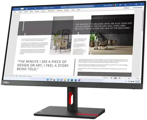 Lenovo ThinkVision S27i-30 27-Inch 1920x1080 100Hz 4Ms  Anti Glare Monitor 63DFKAT4UK