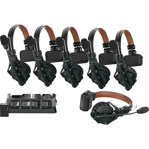 Hollyland Solidcom C1 Pro-6S Full-Duplex ENC Wireless Intercom System with 6 Headsets (1.9 GHz) SOLIDCOM C1 PRO-6S
