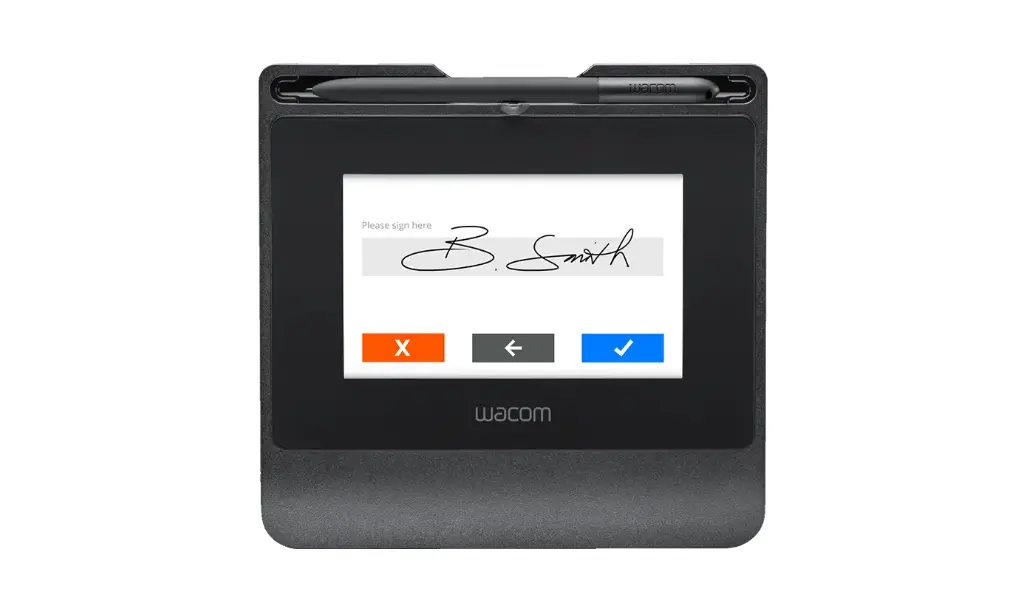 Wacom STU-540 Color Signature Pad With Sign Pro PDF Software