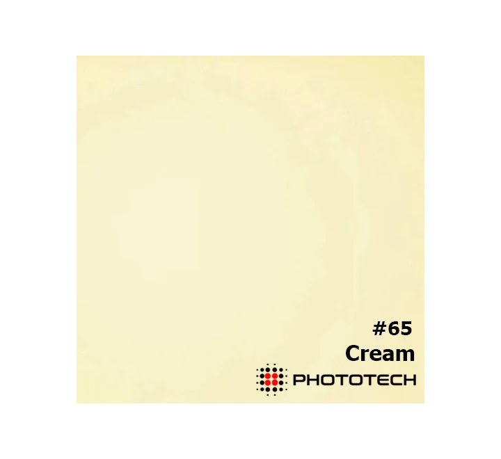 Phototech PTP-65 2.7x10m 180gsm Seamless Background Paper - Cream