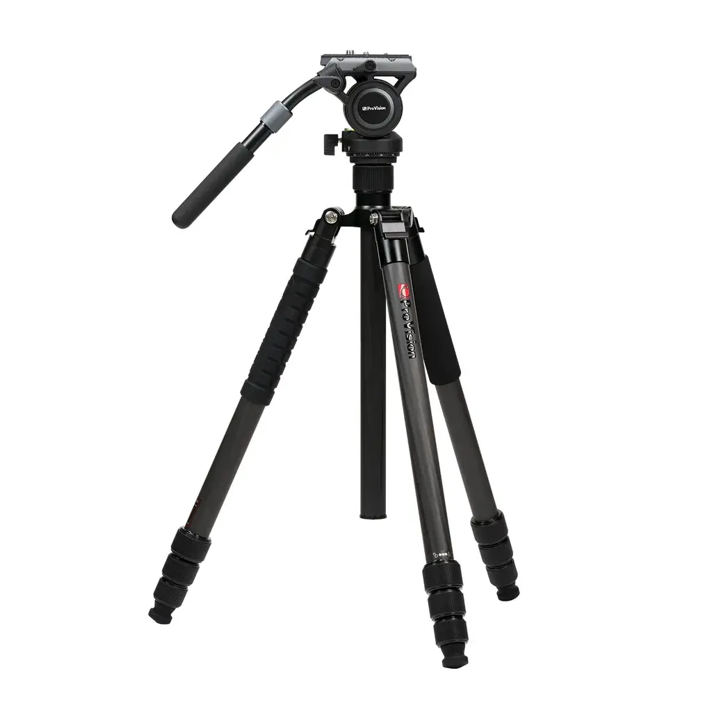 ProVision GOSTEADY Carbon Fiber Tripod with Video Head and Monopod PV GST 163CF