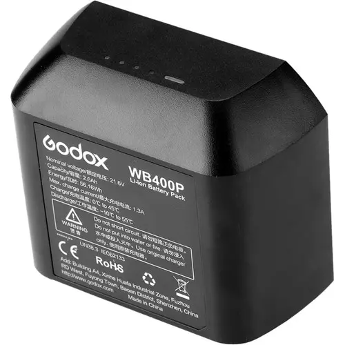 Godox Li-Ion Battery for AD400Pro Flash Head WB400P