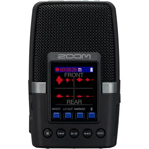 ZOOM H2essential The Essential Multi-Mic Recorder For Creators With 3 Built-In Mics For Mono, Stereo & Surround Recording