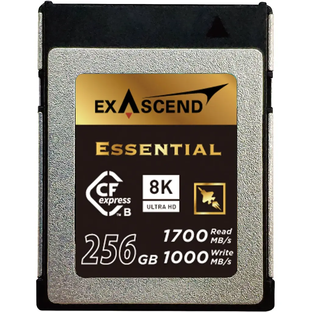 Exascend Essential 256GB CFexpress Type B Memory Card R1800Mbps W1700Mbps EXPC3E256GB