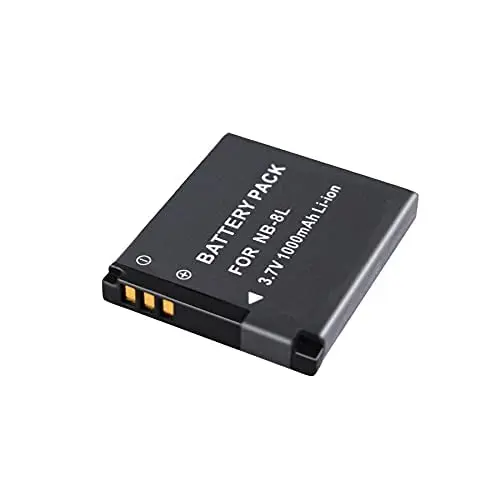 Vipesse NB-8L 3.7V 6.7Wh 1800mAh Rechargeable Battery for Canon