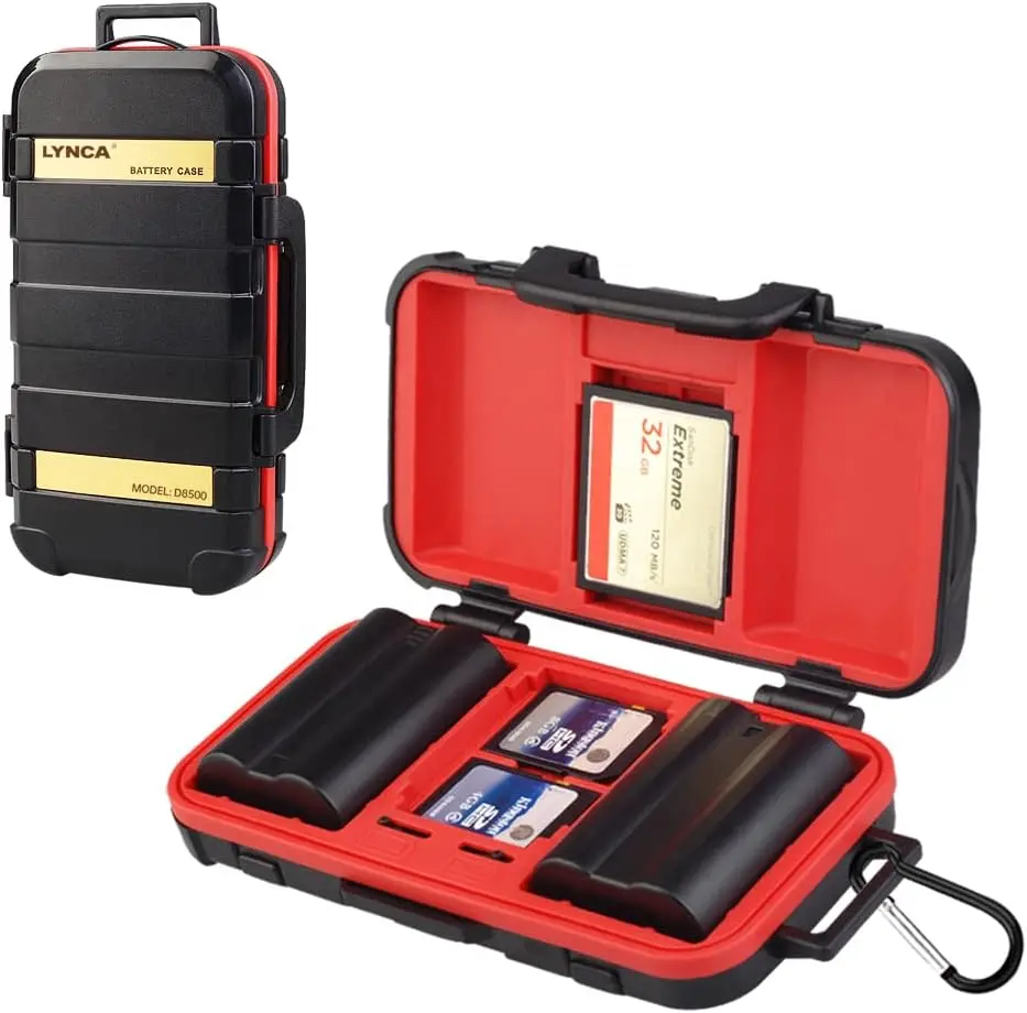 LYNCA D850 Camera Battery & Memory Card Case