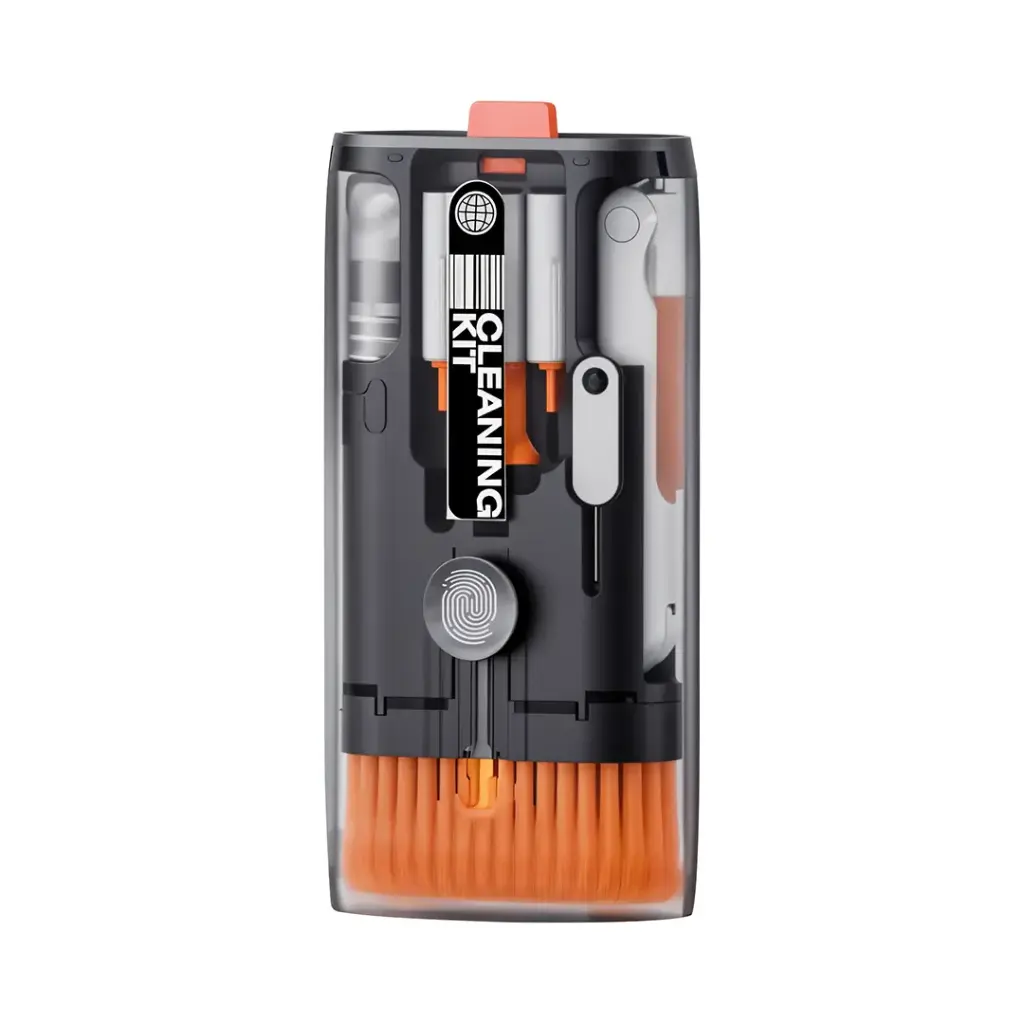 Porodo Lifestyle LFS163 11-IN-1 Multipurpose Cleaning Kit PD-LFST163-BK