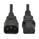 S-TEK C14 to C13 Power Cord 2Mtr