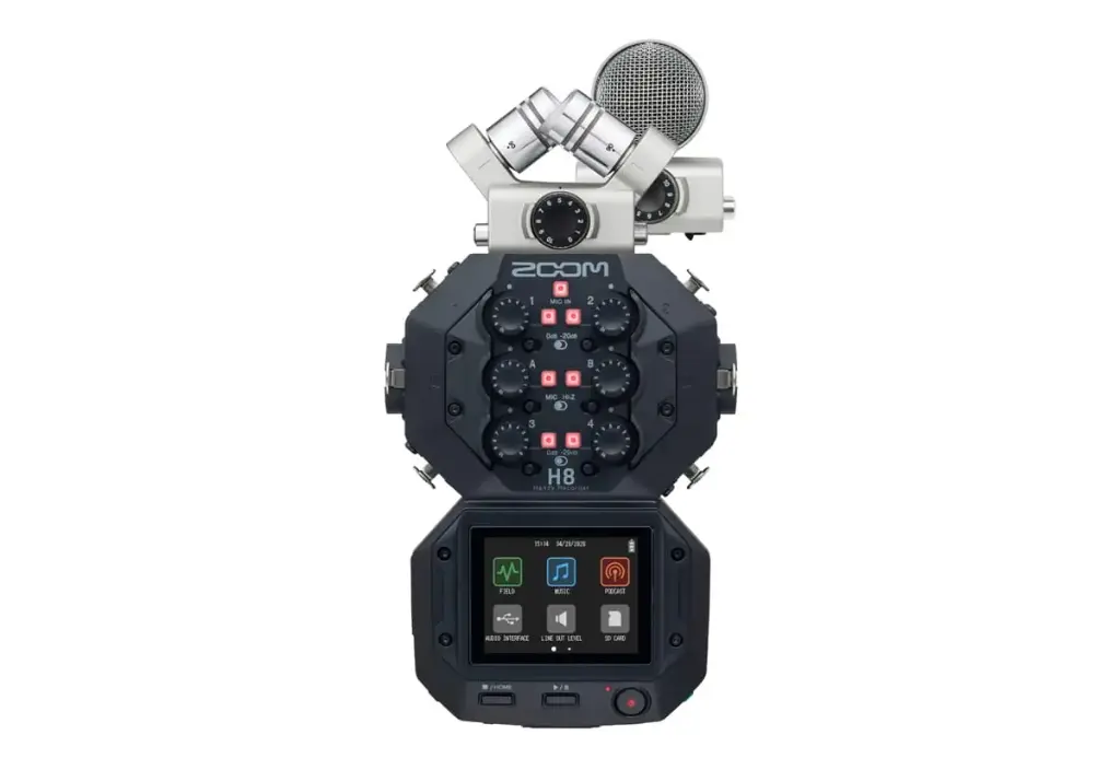 Zoom H8 8-Input 12-Track Portable Handy Recorder (+ MS Pack Combo Version